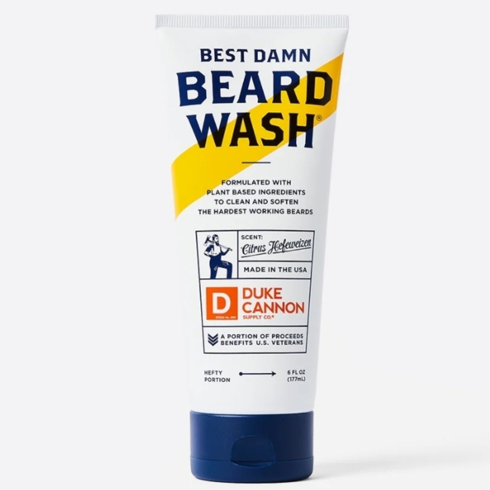 Duke Cannon Best Damn Beard Wash 6 fl oz Tube